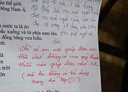 Học sinh cầu "thế lực bí ẩn" giúp đỡ khi làm bài kiểm tra, cô giáo nhắc nhở 1 câu nhẹ nhàng mà quá đỉnh