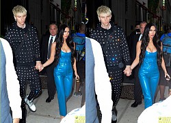 Megan Fox diện jumpsuit bó, khoe body nóng bỏng bên bạn trai