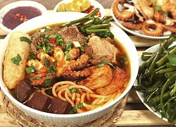 Món canh bún bạch tuộc mềm ngon đậm vị