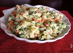 Món salad cam đậu đỏ cùng sốt Mayonnaise