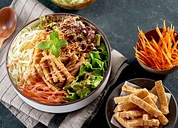 Món salad đậu hũ chiên thanh đạm ngon hết sảy