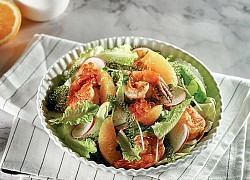 Món salad rong nho sốt cam bổ dưỡng cho bữa sáng