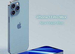 Trước ngày ra mắt, iPhone 13 lộ concept màu "ocean blue" giống hệt hint trên thư mời?