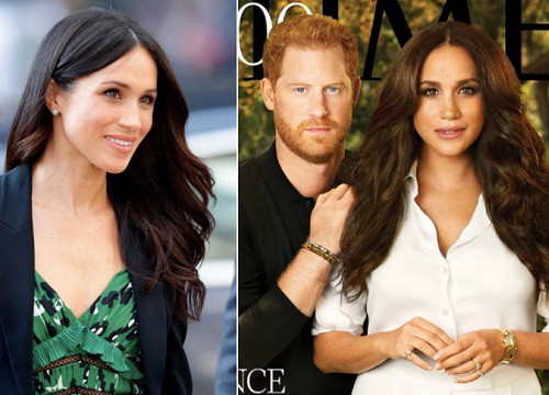 Ảnh mới của Meghan: Mái tóc bị so sánh với Medusa, trong khi Hoàng tử Harry nhìn không khác gì thợ làm tóc của cô