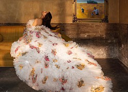 Diện tới 4/5 thiết kế Haute Couture lên bìa Kim Cửu, mỹ nhân Cbiz này hẳn là muốn đàn em "hít khói"?