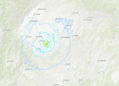 Động đất 6 độ, Trung Quốc kích hoạt phản ứng khẩn cấp