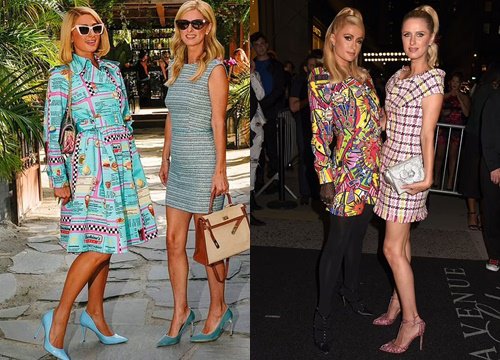 Em gái Paris Hilton khoe chân dài trên phố