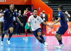 Ghi bàn những giây cuối cùng, ĐT Futsal Thái Lan sáng cửa vào vòng 1/8 World Cup