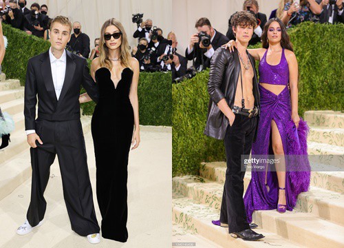 Màn hội ngộ hot nhất Met Gala: Shawn Mendes niềm nở ôm bồ cũ Hailey, Justin và Camila miệng cười nhưng tim đau hay gì?