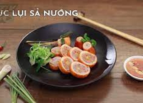 Món mực lụi nướng sả thơm lừng thấm vị