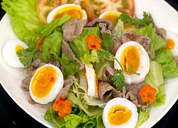 Salad thịt bò xà lách