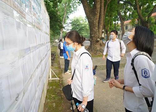 165 thí sinh 27 điểm trở lên sẽ được xét bổ sung vào trường đại học lớn