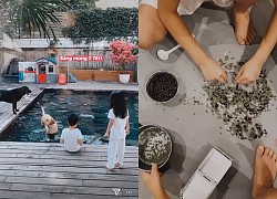 2 rich kid nhà Hà Tăng đón Trung thu trong biệt thự triệu đô: Không đồ chơi xa xỉ mà chỉ khoái chí đóng vai... Tấm Cám lựa đậu!