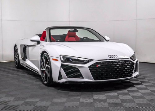 Audi R8 Spyder 2021 mà Nguyễn Quốc Cường từng quan tâm được chào giá 14 tỷ đồng, rẻ hơn nhiều so với anh em Lamborghini Huracan