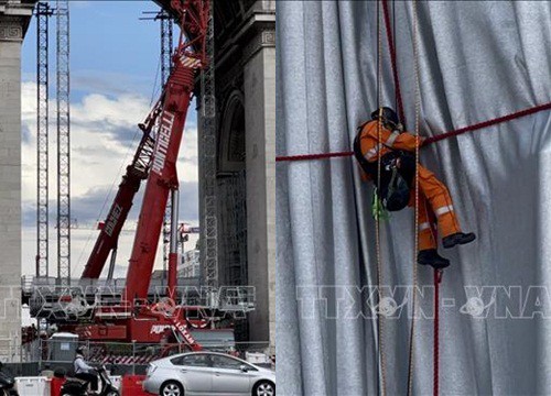 Khải Hoàn Môn của Pháp lộng lẫy trong tấm áo mới