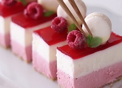 Cách làm cheesecake mâm xôi béo mịn, đơn giản, ngon mê ly