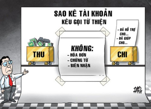 Công bố sao kê tài khoản kêu gọi từ thiện: Đã đủ cho sự minh bạch?