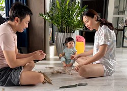 Cường Đô La và bà xã tự tay làm 1 thứ tặng ái nữ, đón Trung thu giản dị trong biệt thự sang chảnh khu nhà giàu