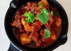 Món bò om đậu cà chua mềm thơm lạ miệng