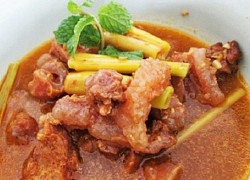 Món gân bò kho gừng sả đậm vị đưa cơm