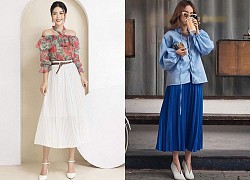 Muốn nâng tầm chiếc chân váy lửng xếp ly, nàng lưu mấy bí quyết này là đẹp chẳng kém fashionista