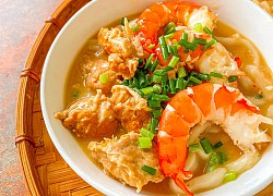 Nấu bánh canh tôm từ nguyên liệu sẵn có