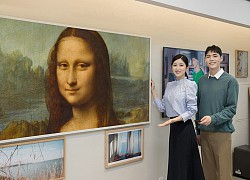 Ngắm nàng Mona Lisa trên TV The Frame của Samsung từ Bảo tàng Louvre