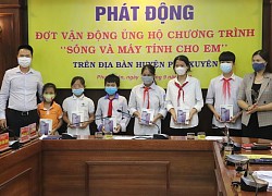 370 học sinh huyện Phú Xuyên được trang bị "sóng và máy tính cho em"