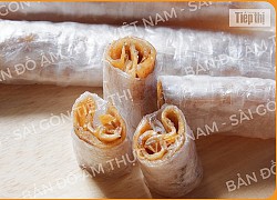 Bản đồ ẩm thực: Một thoáng Vĩnh Long cùng bánh tráng cuốn chuối khô bình dị