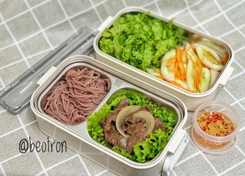 "Lác mắt" với hộp cơm văn phòng ngon - khỏe giúp chồng giảm cân