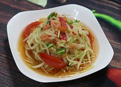 Món gỏi đu đủ tôm khô ăn hoài không ngán