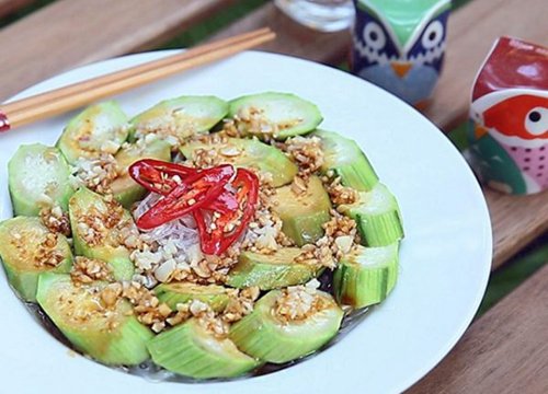 Món mướp hấp miến đơn giản mà ngon tuyệt