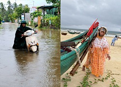 Ngư dân Quảng Nam hối hả đưa ghe thuyền lên bờ