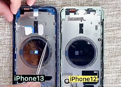 So 'nội thất' của iPhone 13 với iPhone 12