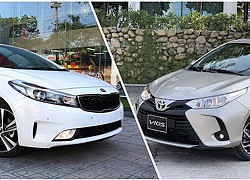 Với 550 triệu mua xe chạy dịch vụ, nên chọn Toyota Vios hay Kia Cerato?