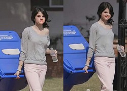 Xinh đến mức mặc xuề xoà, chân đất đi đổ rác cũng xinh là đây: Selena Gomez!