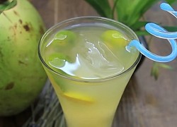 2 cách làm dừa tắc chua ngọt thanh mát giải nhiệt ngày hè nóng bức