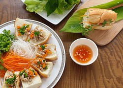 Bánh mì hấp thịt