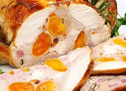 Cách làm gà đút lò nhồi thịt nguyên con thơm ngon, hấp dẫn, ăn là ghiền