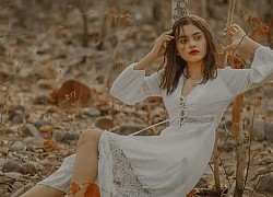 Cô gái dân tôc ăn mặc kín mít đi thi Hoa hậu dù vòng ba lên đến 96cm