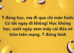 Con trai đang ngồi học online, mẹ đi qua chỉ vào màn hình, quát 1 câu khiến cô giáo rụng rời: Oan cho tôi quá!