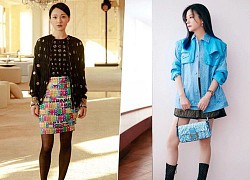 Không đội trời chung, Triệu Vy-Châu Tấn lại hợp cạ ăn mặc: Cứ đi bay là xuề xòa như 'cái bang'