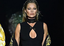 Lâu lắm mới catwalk, Kate Moss bị hội chị em cùng thời "chặt" không thương tiếc vì body xập xệ