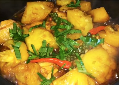 Món cá thu kho thơm chua chua mặn mặn ngon cơm