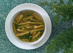 Món canh bồng khoai tôm khô đậm đà thơm ngon