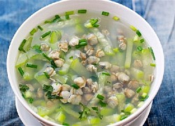 Món canh ngao nấu bầu ngon ngọt thanh mát