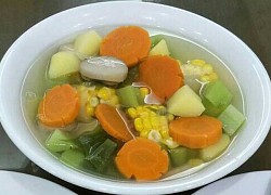 Món canh rau củ chay thơm ngọt thanh mát