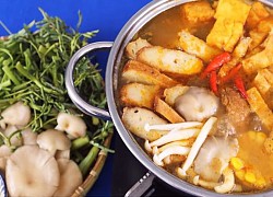 Món lẩu thái chay chua chua cay cay ngon hít hà
