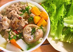 Món nui giò heo nước dùng đậm đà ngon tuyệt