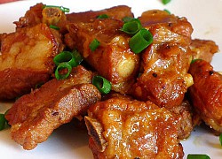 Món sườn non ram mặn ngọt đưa cơm